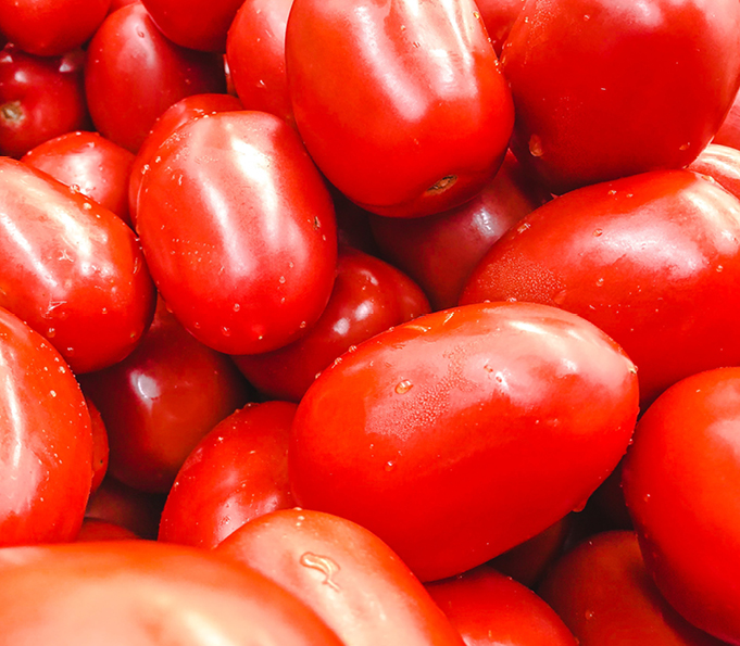 Cherry tomato size sorting