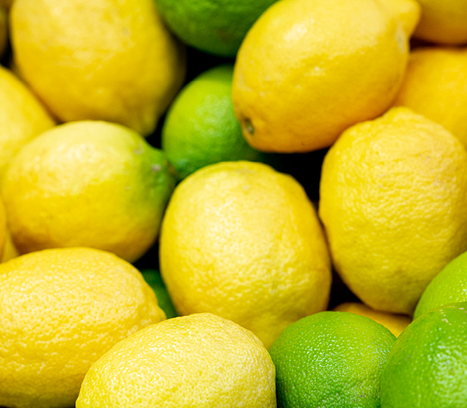 lemon and lime color sorting